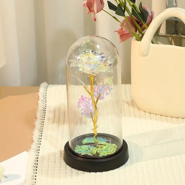 Eternal Rose LED Glass Flower Display