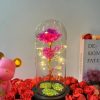 Eternal Rose LED Glass Flower Display