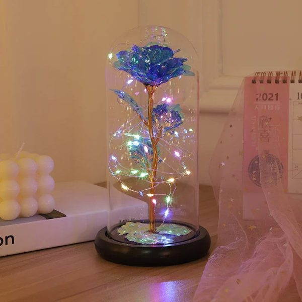 Eternal Rose LED Glass Flower Display