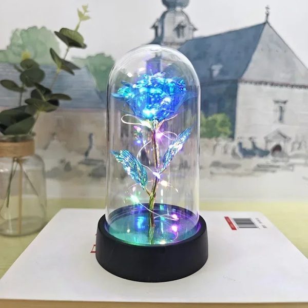 Eternal Rose LED Light Glass Dome