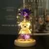 Eternal Rose LED Light in Glass Dome for Romantic Gifts