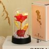 Eternal Rose LED Light in Glass Dome for Valentine's Day and Special Gifts