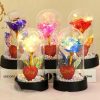 Eternal Rose LED Light in Glass Dome for Valentine's Day and Special Gifts