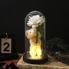 Eternal Rose LED Light in Glass Dome for Valentine's Day and Special Gifts