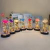 Eternal Rose LED Light with Acrylic Cover Romantic Desktop Flower Decoration