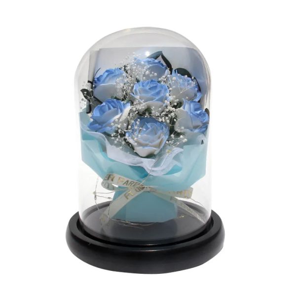 Eternal Rose Starry Glass Dome Decor
