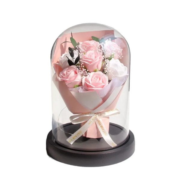 Eternal Rose Starry Glass Dome Decor