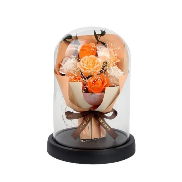 Eternal Rose Starry Glass Dome Decor