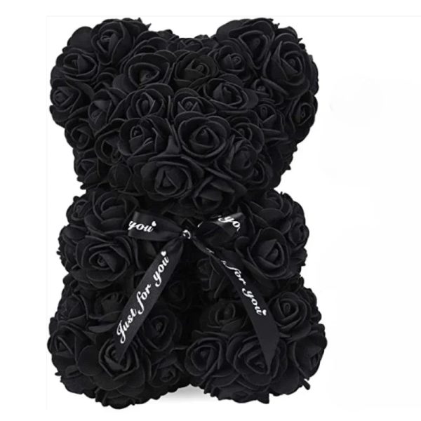 Eternal Rose Teddy Bear Artificial Floral Gift