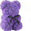 Eternal Rose Teddy Bear Artificial Floral Gift