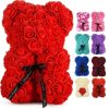 Eternal Rose Teddy Bear Artificial Floral Gift