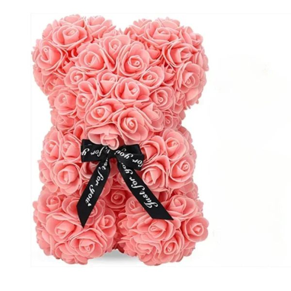 Eternal Rose Teddy Bear Artificial Flower Gift for Special Occasions