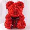 Eternal Rose Teddy Bear with Gift Box and Warm Lights