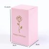 Eternal Rose with Galaxy LED Light in Glass Dome for Home Decor and Gifts