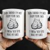 Even Though I'm Not From Your Sack I Know You Still Have My Back, Garlic Bulbs - Personalized Custom Coffee Mug - DAD133_MG
