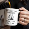 Even Though I'm Not From Your Sack I Know You Still Have My Back, Garlic Bulbs - Personalized Custom Coffee Mug - DAD133_MG