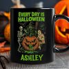 Every Day Is Halloween Personalized Mug, Funny Spooky Season Gift with Custom Name