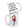 Every Heartbeat Whispers Your Name - Couple Personalized Custom Mug - Gift For Husband Wife, Anniversary