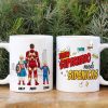 Every hero Needs A Sidekick Personalized Mug Gift For Dad