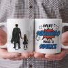 Every hero Needs A Sidekick Personalized White Mug, Gift For Dad