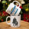 Every Hero Needs A Sidekick, Single Dad Mom White Mug