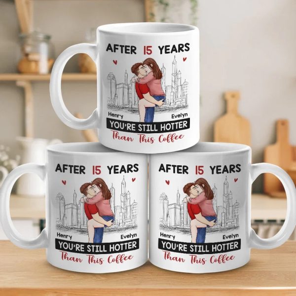 Every Kiss Holds A Promise That Time Cannot Break - Couple Personalized Custom Mug - Christmas Gift For Husband Wife, Anniversary