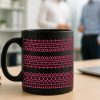 Every Line Has A Rhythm - Friend Black Mug - Gift For Best Friends, Sisters, Family Members, Coworkers