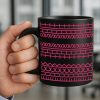 Every Line Has A Rhythm - Friend Black Mug - Gift For Best Friends, Sisters, Family Members, Coworkers