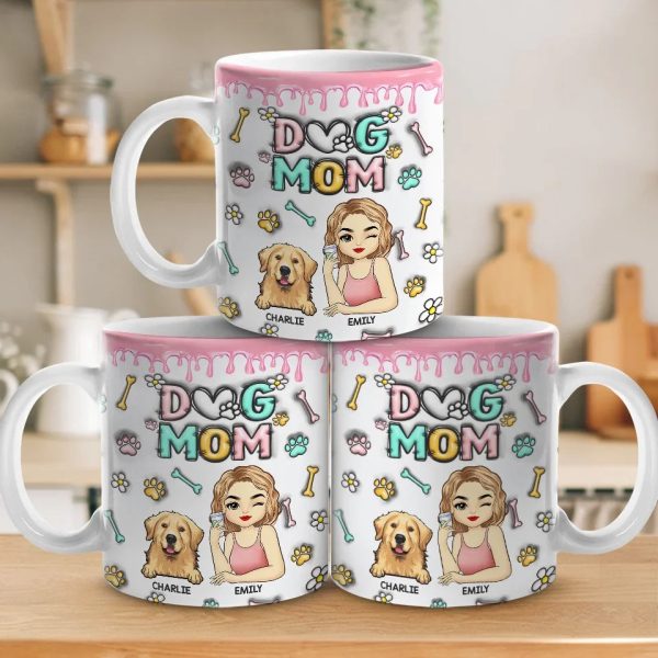 Every Pet Is A Gift Of Love - Dog & Cat Personalized Custom 3D Inflated Effect Printed Mug - Christmas Gift For Pet Owners, Pet Lovers