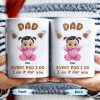 Every Poo I Do I Do It For You, Baby and Poo Emoji - Personalized Custom Coffee Mug - DAD114_MG
