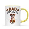 Every Poo I Do I Do It For You Cute Cartoon Dogs Personalized Mug