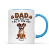 Every Poo I Do I Do It For You Cute Cartoon Dogs Personalized Mug