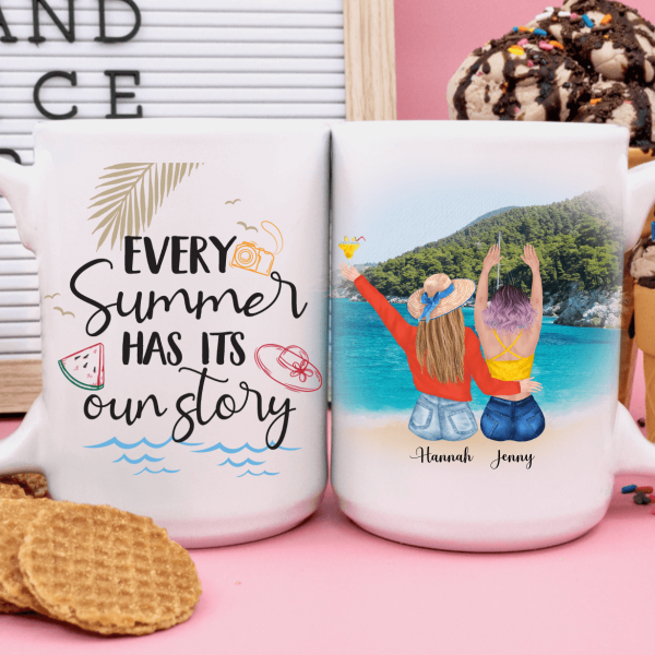 Every Summer Has Its Own Story Best Friend Coffee Mug