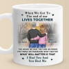 Every Sunset Is Sweeter With You - Couple Personalized Custom Mug - Gift For Husband Wife, Anniversary