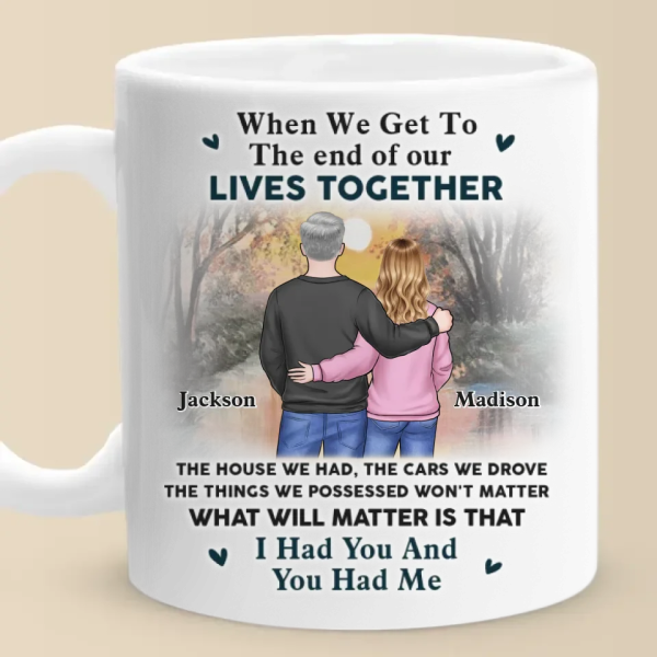Every Sunset Is Sweeter With You - Couple Personalized Custom Mug - Gift For Husband Wife, Anniversary