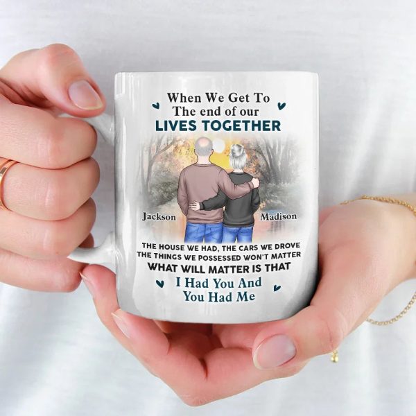 Every Sunset Is Sweeter With You - Couple Personalized Custom Mug - Gift For Husband Wife, Anniversary