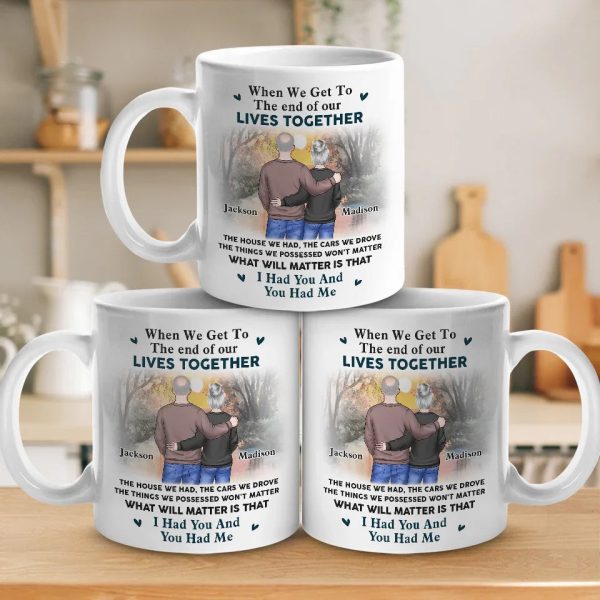 Every Sunset Is Sweeter With You - Couple Personalized Custom Mug - Gift For Husband Wife, Anniversary