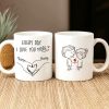 Everyday I Love You More Funny Valentine Mug Personalized Gift DA199 890042