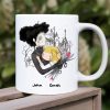 Everything Has Beauty And I See It In You, Personalized Horror Couple Mug