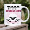 Ewe Are The Coolest Mom, Gift For Mom, Personalized Mug, Sheep Mug, Mother's Day Gift