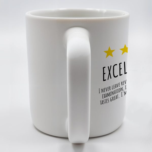 Excellent Cook Appreciation Quote With Stars And Smiley - Personalized Custom Coffee Mug - CPL101_MG