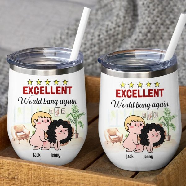Excellent Would Bang Again - Personalized Couple Mug - Gift For Funny Couple