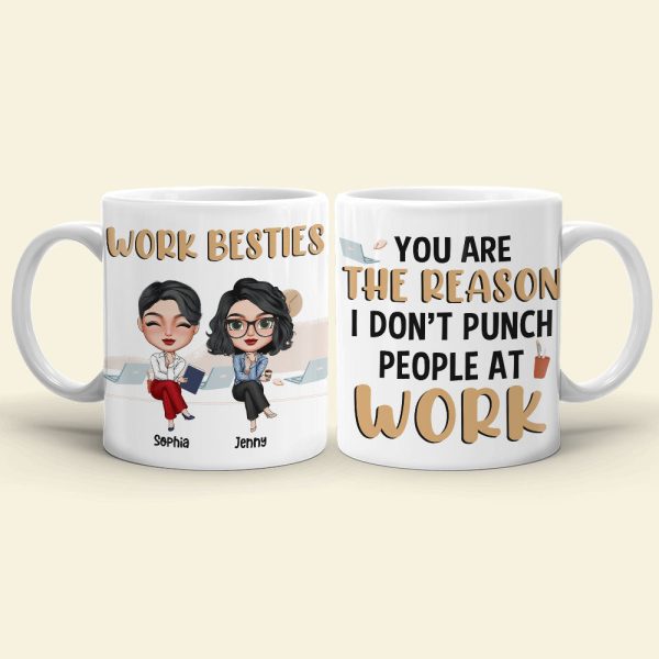 Exceptional Coworker, Best Work Friend, Personalized Coffee Mug, Perfect Gifts For Coworker
