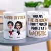Exceptional Coworker, Best Work Friend, Personalized Coffee Mug, Perfect Gifts For Coworker