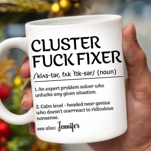 Expert Problem Solver Who Calms Situations - Personalized Custom Coffee Mug - COL009_MG