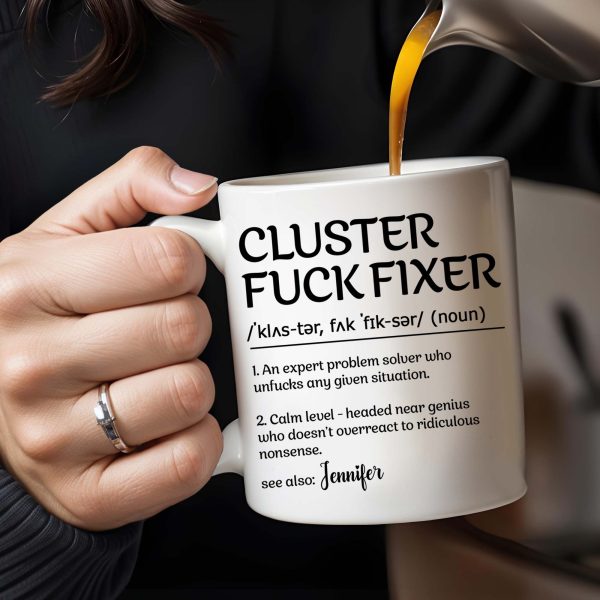 Expert Problem Solver Who Calms Situations - Personalized Custom Coffee Mug - COL009_MG