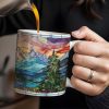 Explore Majestic Mountains Coffee Mug - Personalized Custom Coffee Mug - FAM231_MG