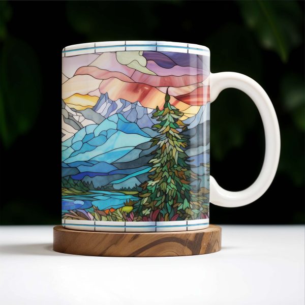 Explore Majestic Mountains Coffee Mug - Personalized Custom Coffee Mug - FAM231_MG
