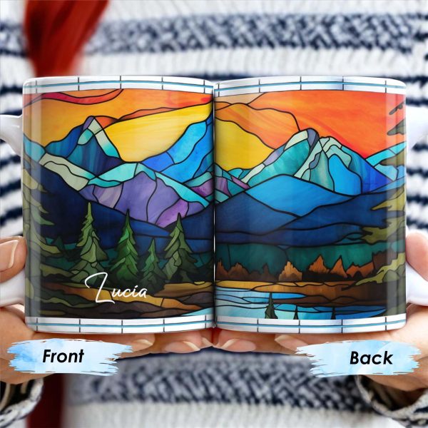 Explore Majestic Mountains Coffee Mug - Personalized Custom Coffee Mug - FAM231_MG