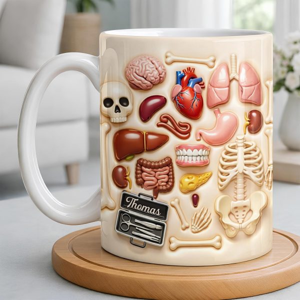 Explore The Beauty Of Anatomy With Detailed Human Organs - Personalized Custom Coffee Mug - DOC077_MG